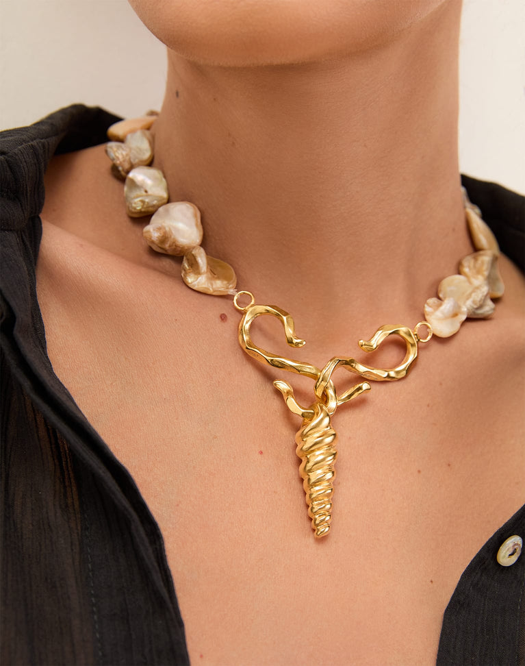 Adara Necklace - Gold O/S