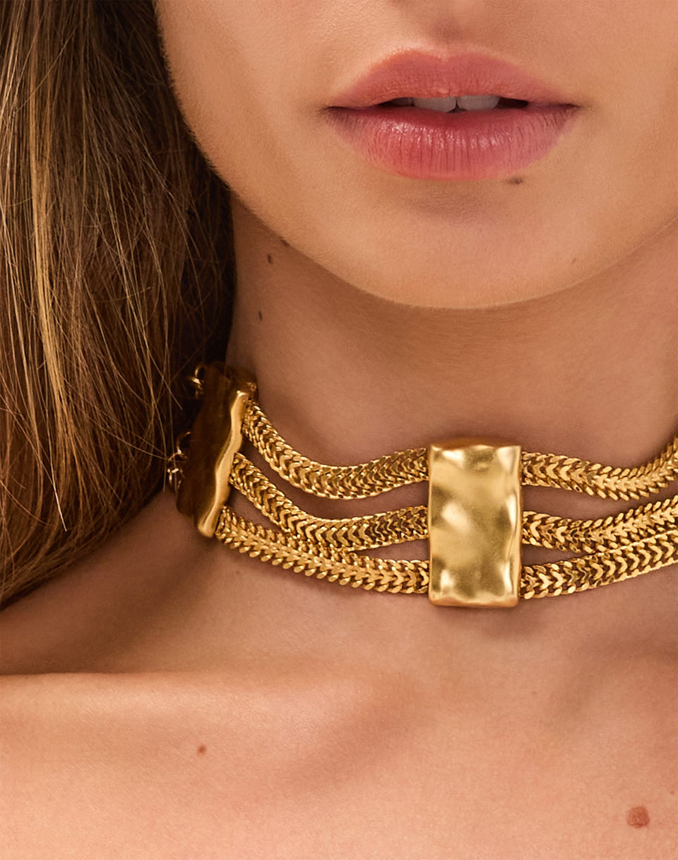 Naira Choker - Gold O/S