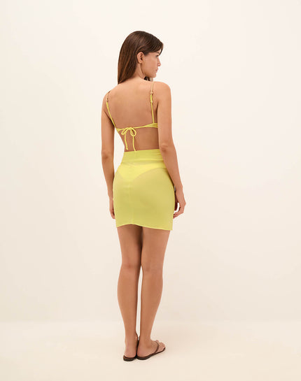 Karen Mini Pareo Skirt - Lemonade - Karen Mini Pareo Skirt - Lemonade XS