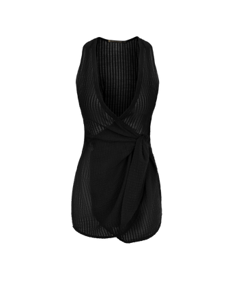 Lai Short Cover Up - Black
