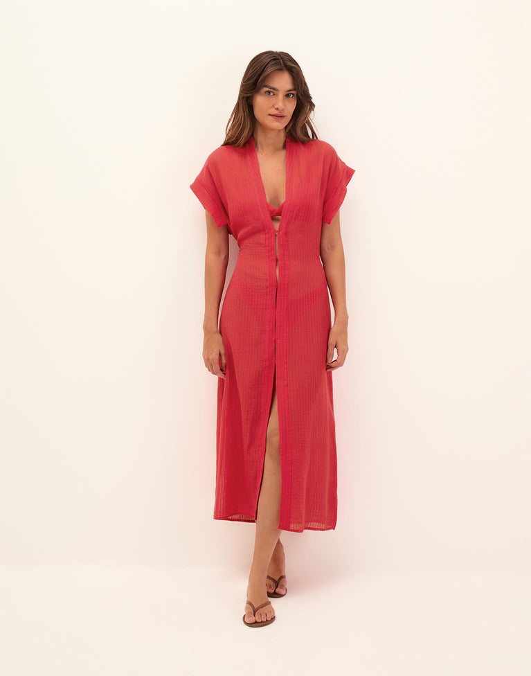 Vix Paula Hermanny Fuji Cover Up Midi Dress Vix Paula Hermanny Fuji Cover Up Midi Dress
