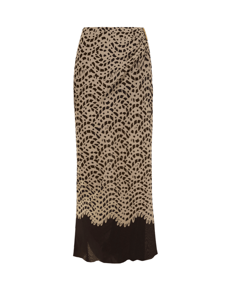 Amira Detail Long Skirt - Poeme