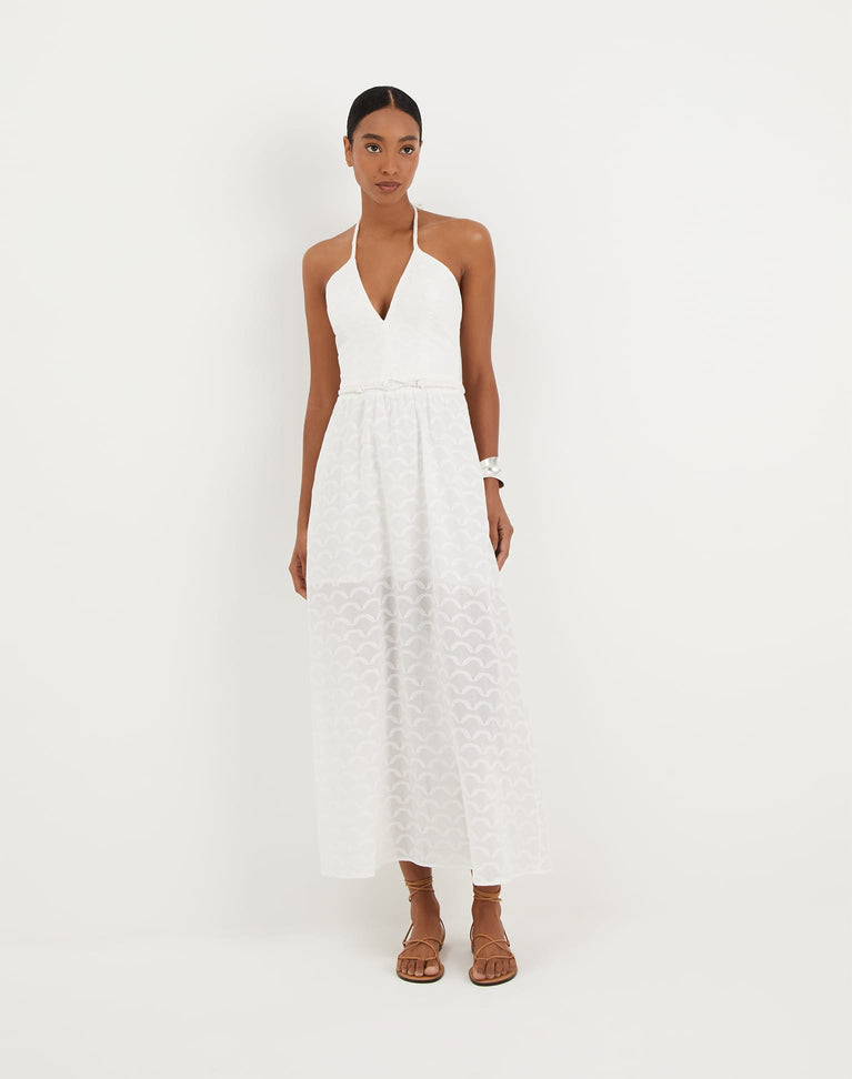 Marina Long Dress - Off White Marina Long Dress - Off White