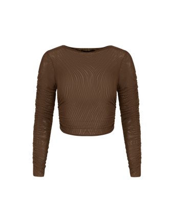 Mira Long Sleeve Top - Eclair