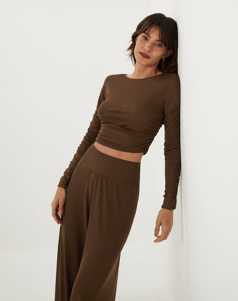 Mira Long Sleeve Top - Eclair XS