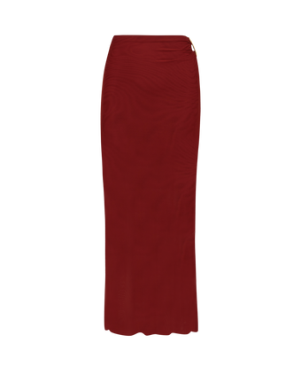 Amira Detail Long Skirt - Ponche