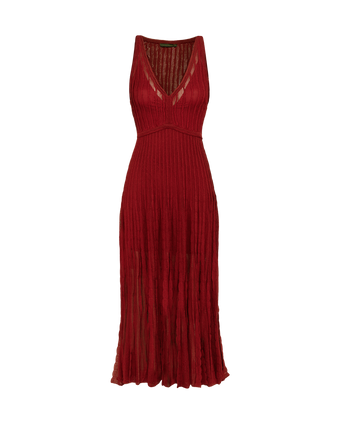 Knit Celina Long Dress - Ponche