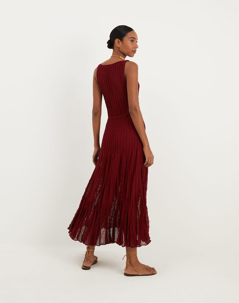 Knit Celina Long Dress - Ponche XS