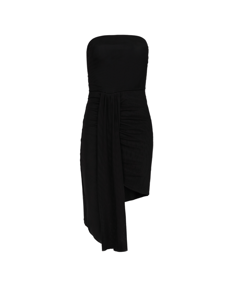 mara mini dress Mara Ruffle Mini Dress Denim / Small