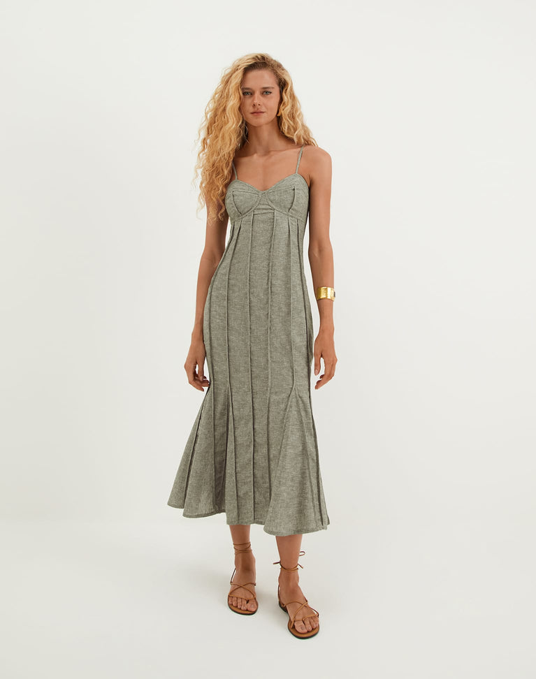 josephine midi dress Josphine Bows Midi Dress Teuta Matoshi