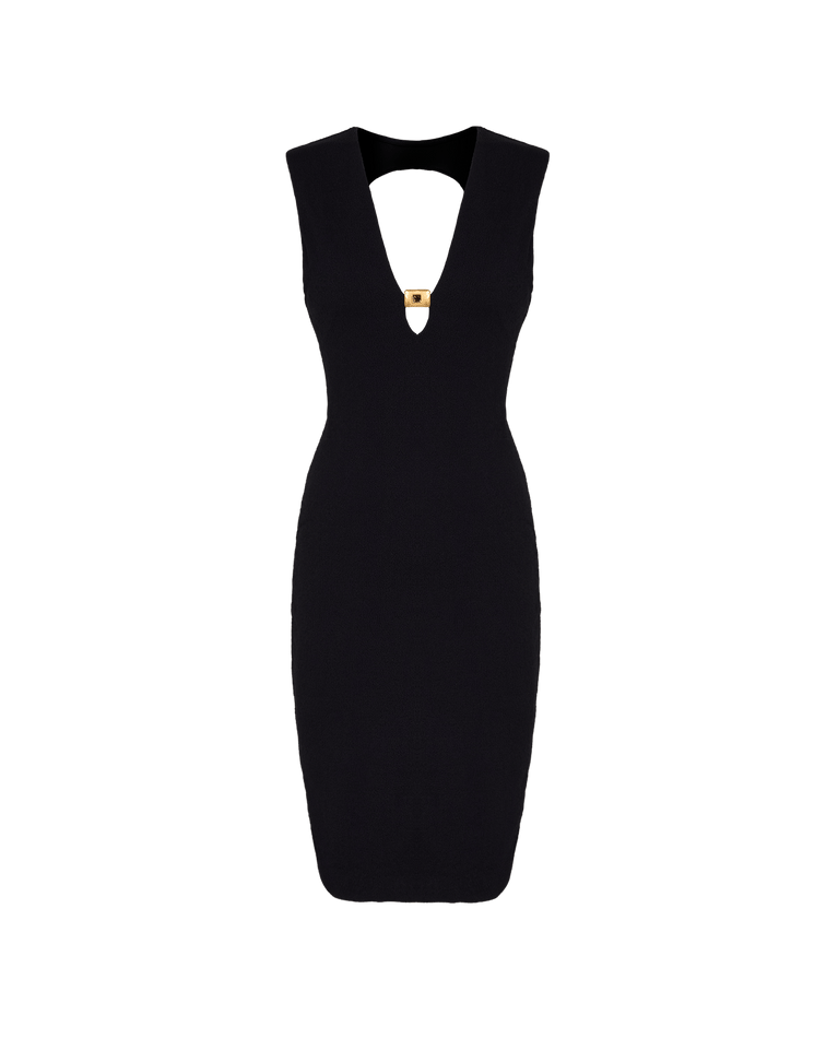 Women's Vix Paula Hermanny Firenze Pina Midi Dress - Black - L Women's Vix Paula Hermanny Firenze Pina Midi Dress - Black - L