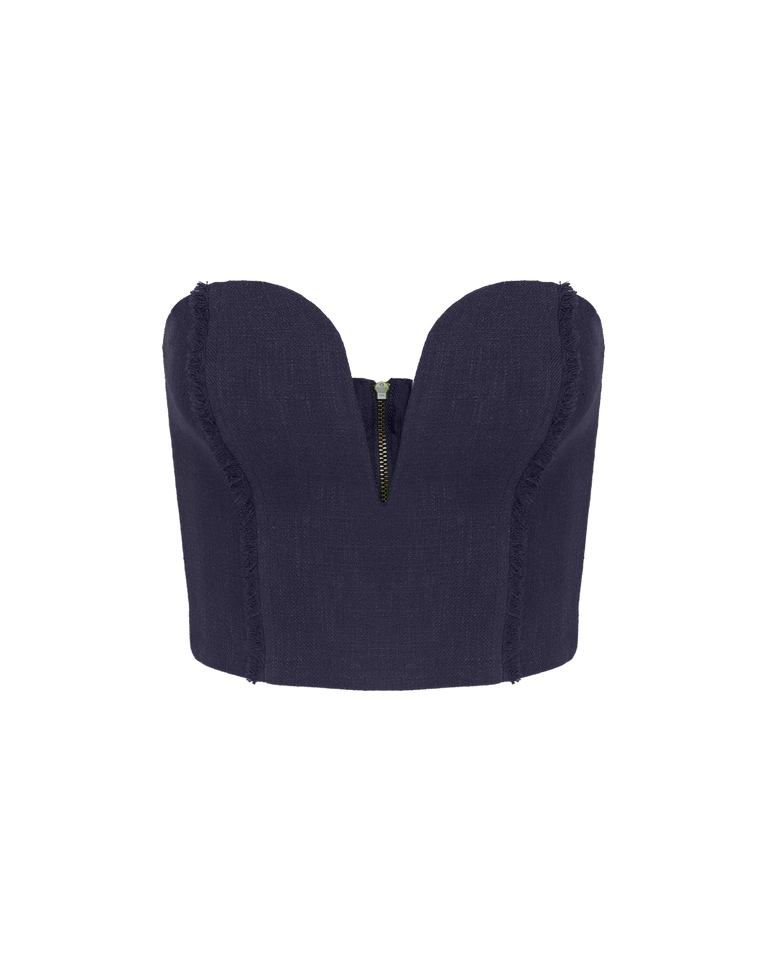 Louise Cropped Top - Sailboat XS