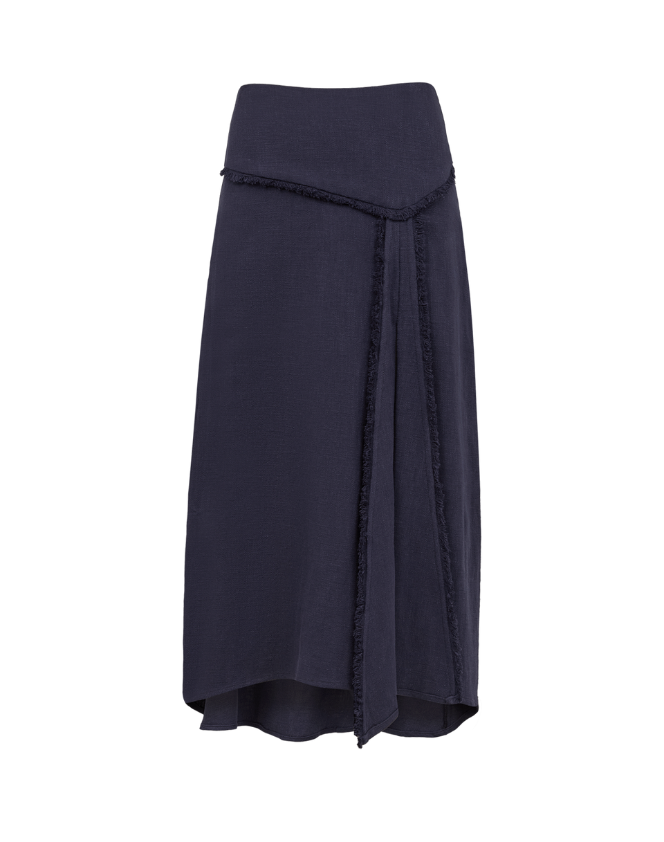 Beatrice Midi Skirt - Sailboat XS