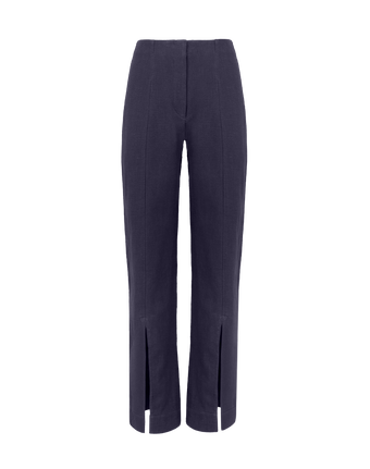 Alain Split Front Pants - Sailboat