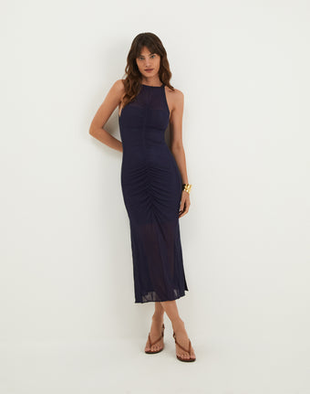 Sia Midi Dress - Sailboat
