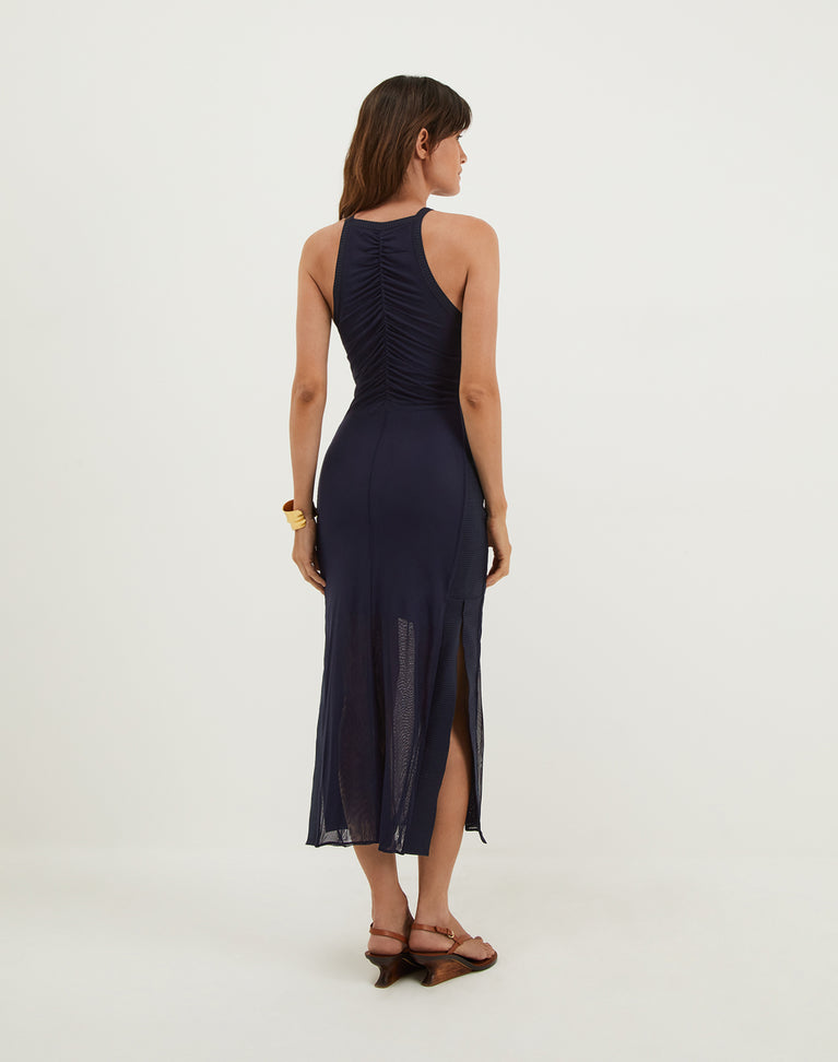 Sia Midi Dress - Sailboat