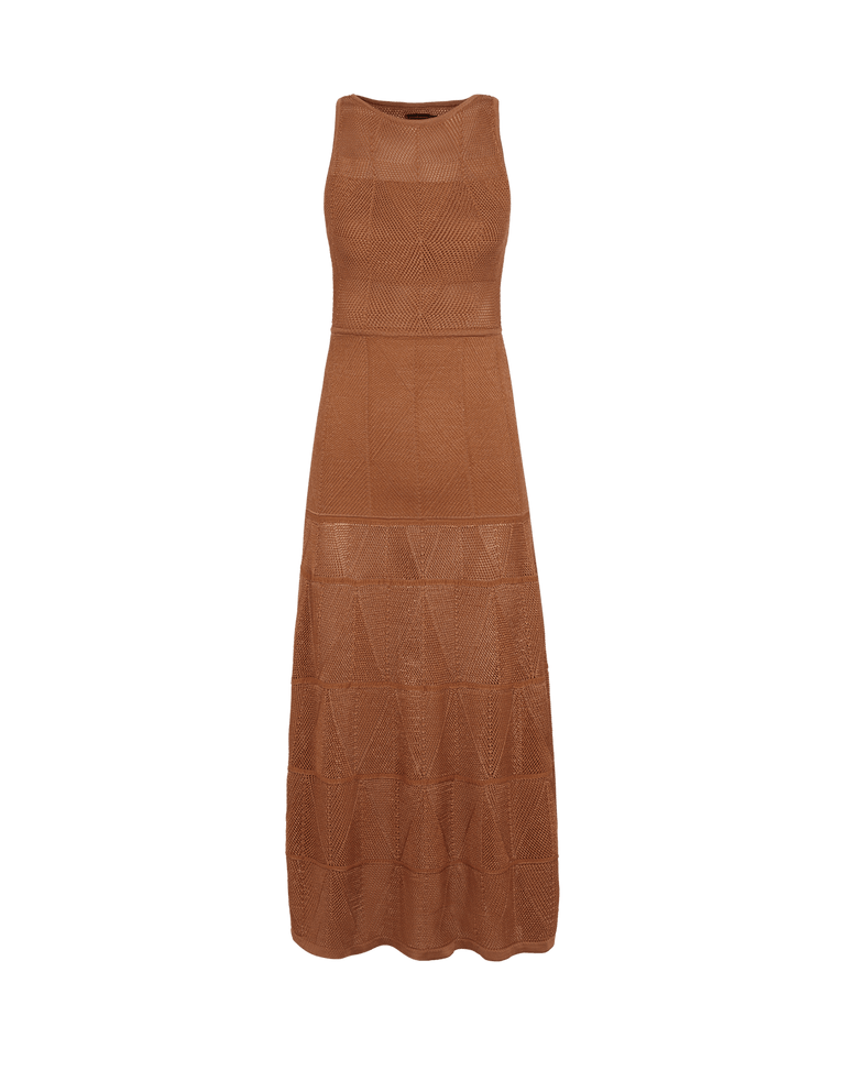 Women's Vix Paula Hermanny Knit Silvie Long Dress - clair - M Women's Vix Paula Hermanny Knit Silvie Long Dress - clair - M