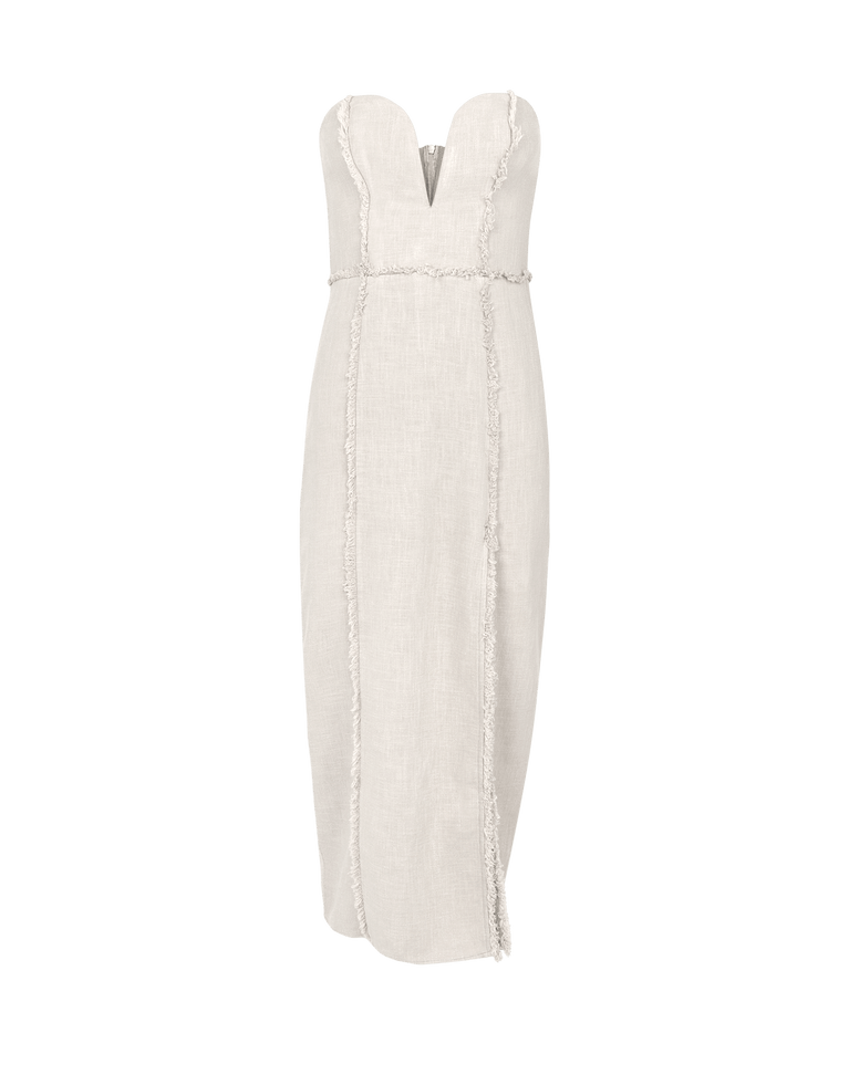 Louise Midi Dress - Off White