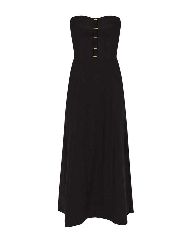 Emilia Midi Dress - Black Emilia Midi Dress - Black