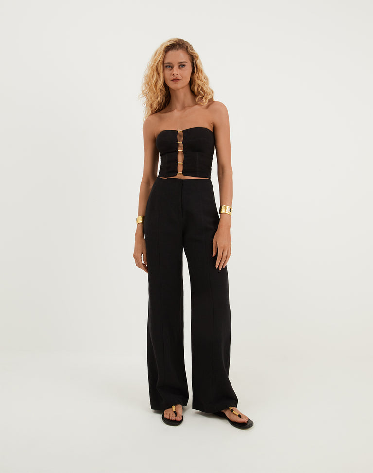 Whitney Tailored Pants - Black XS