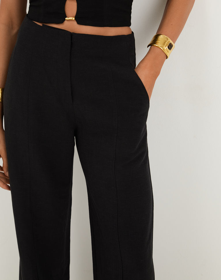 Whitney Tailored Pants - Black XS