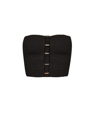 Emilia Strapless Top - Black XS