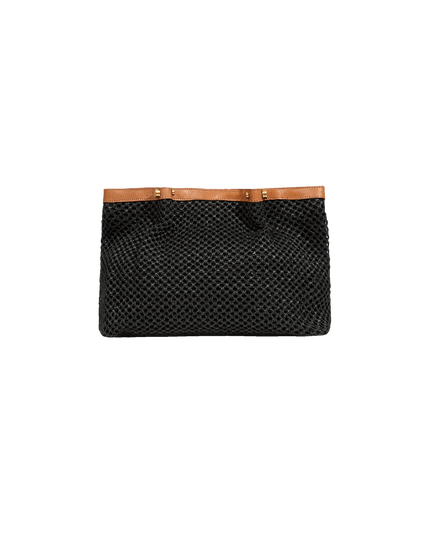 Eliza Necessaire Clutch - Black