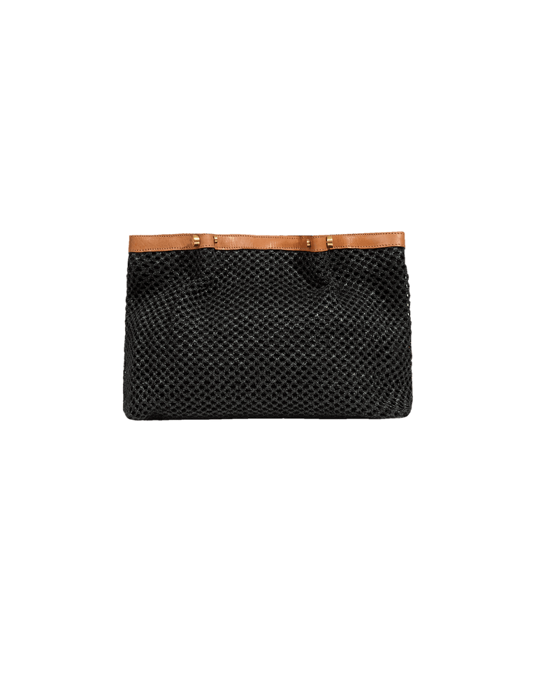 Eliza Necessaire Clutch - Black