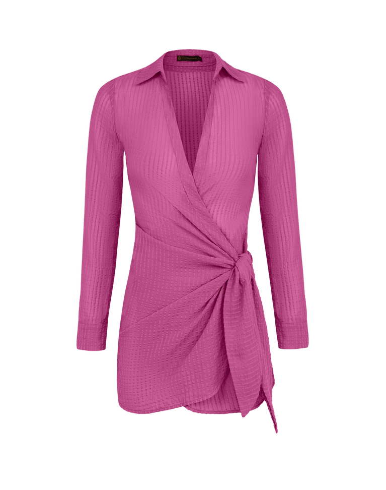 Lia Short Cover Up - French Rose