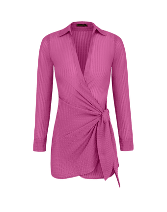 Lia Short Cover Up - French Rose