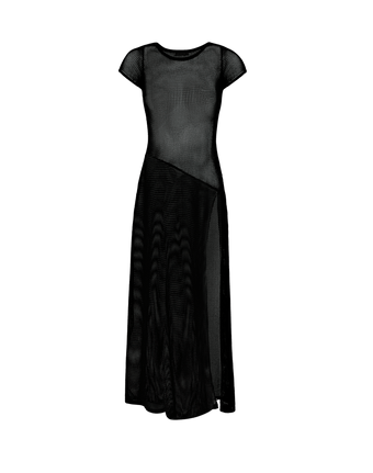 Sylvie Long Cover Up - Black