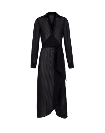 Mirian Long Cover Up - Black