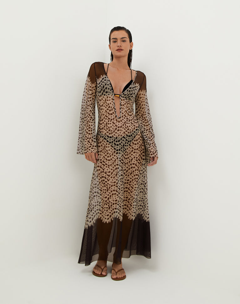 Women's Vix Paula Hermanny Lidi Long Cover Up Tunic - Poeme - S Women's Vix Paula Hermanny Lidi Long Cover Up Tunic - Poeme - S