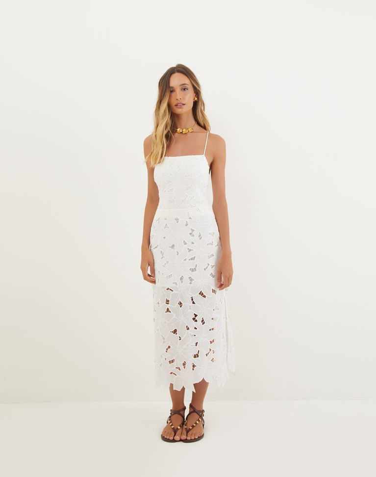 Mei Midi Dress (Final Sale) - Off White Mei Midi Dress (Final Sale) - Off White