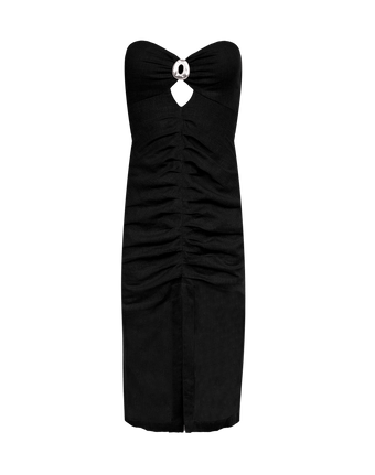 Naori Midi Dress  (Final Sale) - Black
