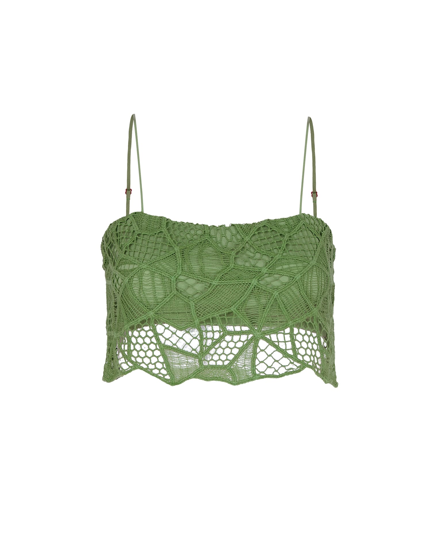 Hollie Cropped Top (Final Sale) - Aloe