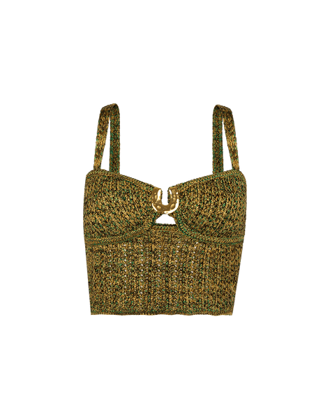 Knit Aria Top (Final Sale) - Green