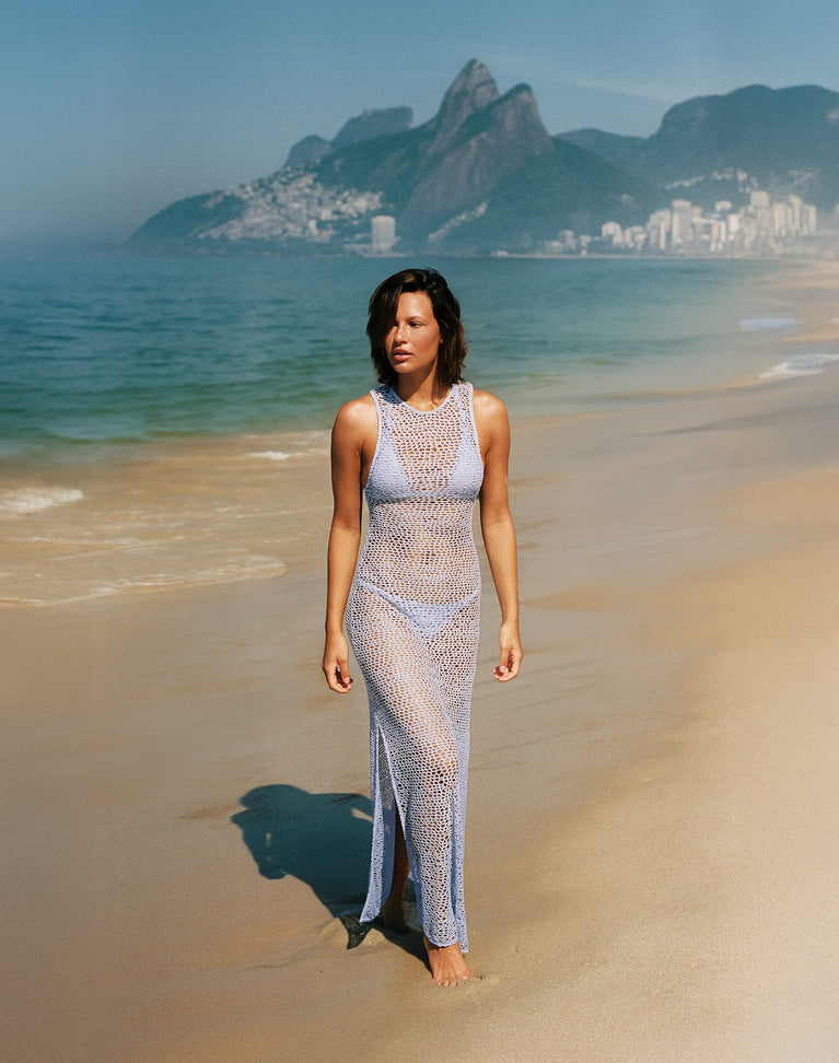 Twist Long Cover Up (Final Sale) - Serenade