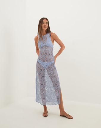 Twist Long Cover Up (Final Sale) - Serenade