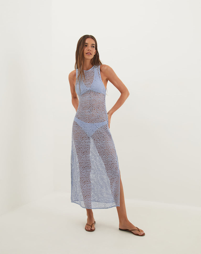 Twist Long Cover Up (Final Sale) - Serenade