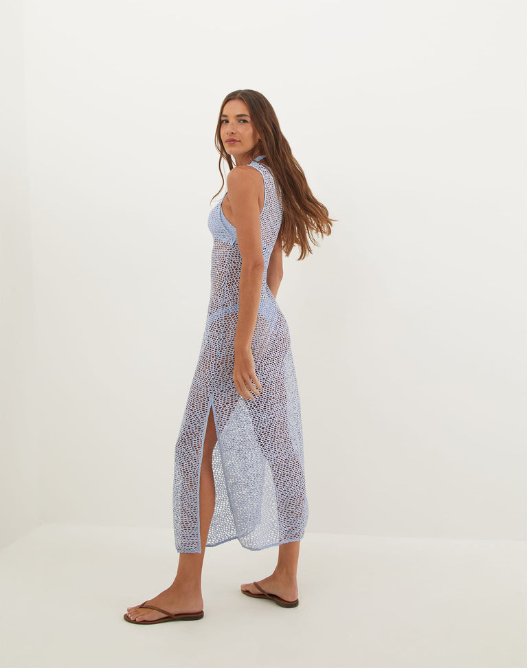 Twist Long Cover Up (Final Sale) - Serenade