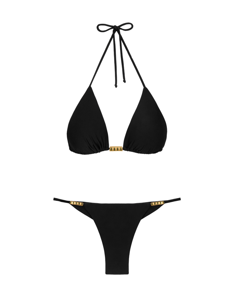 Matte Bessie Bottom - Black Cheeky / XS