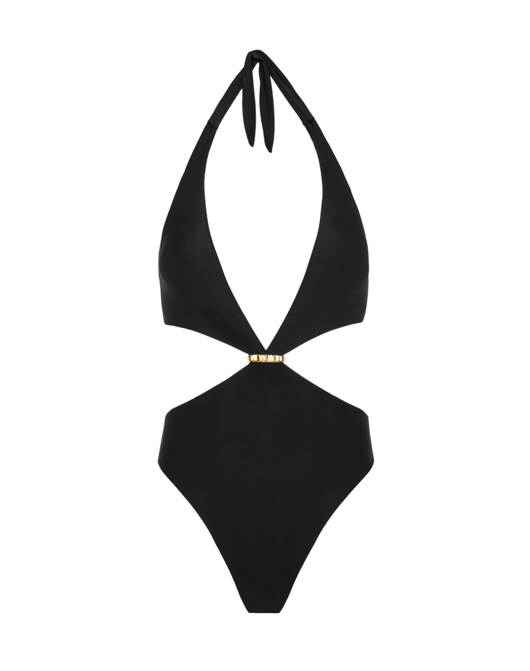 Matte Bessie One Piece - Black Brazilian / XS