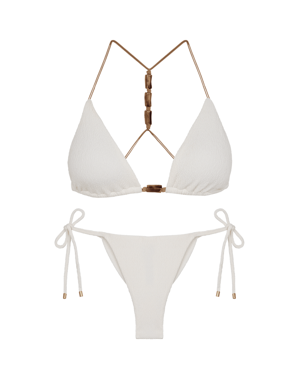 Firenze Lesley T Back Tri Top - White S