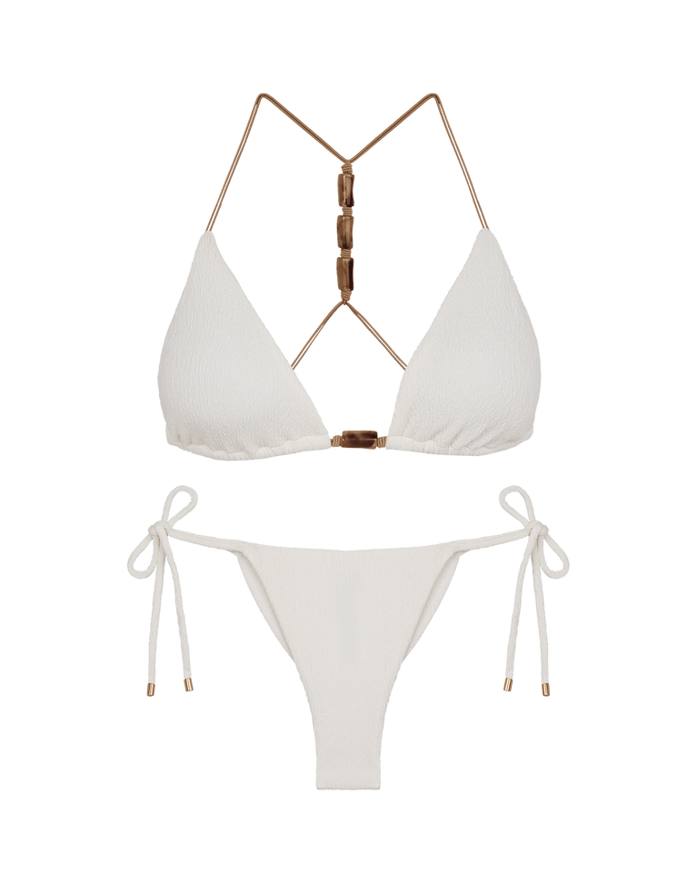 Firenze Lesley T Back Tri Top - White S