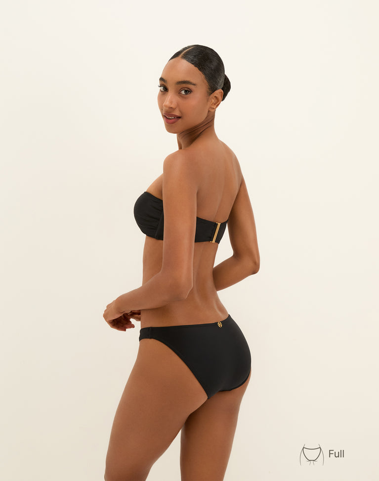 Matte Bessie Bandeau - Black S
