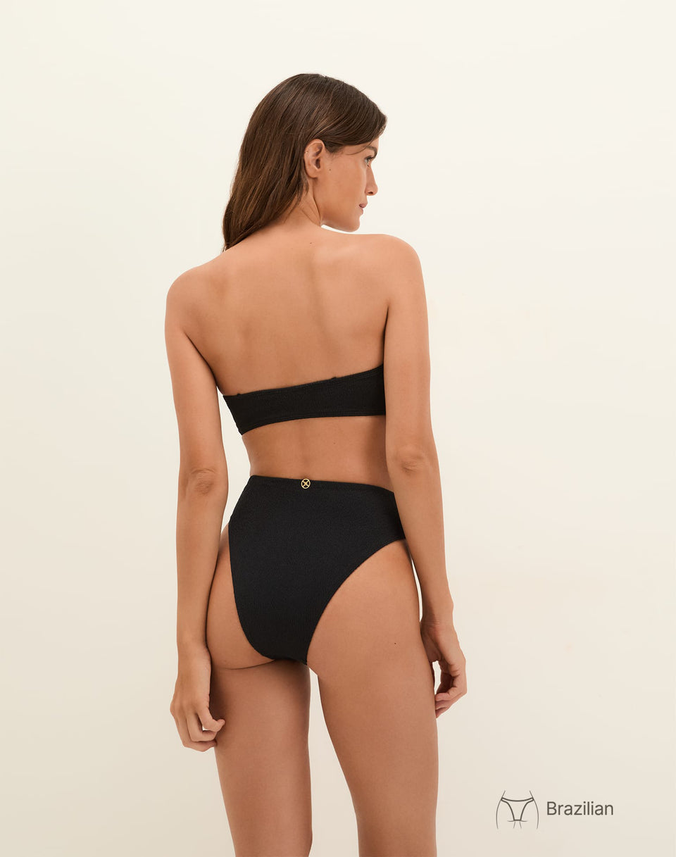 Firenze Sade Bandeau Top - Black S