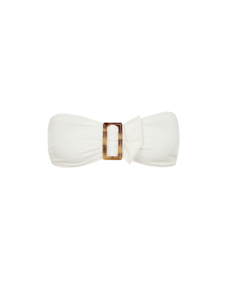 Firenze Sade Bandeau Top - White S