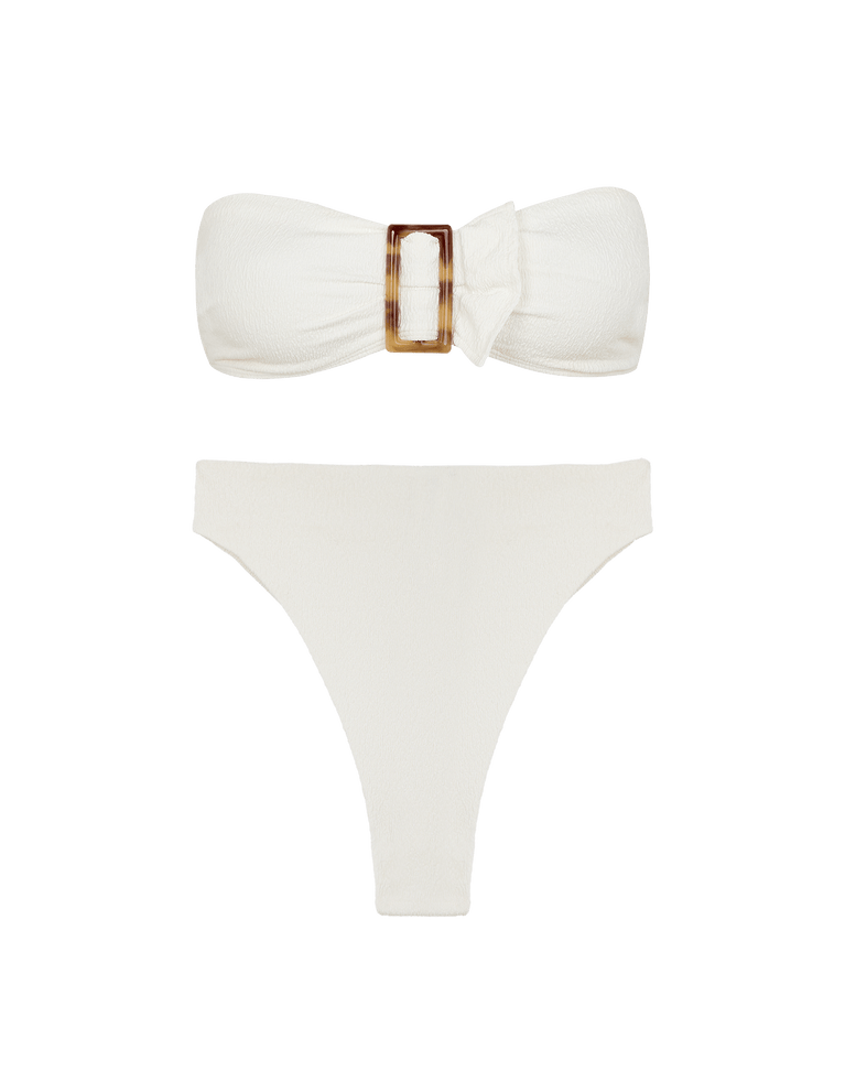 Firenze Sade Bandeau Top - White S