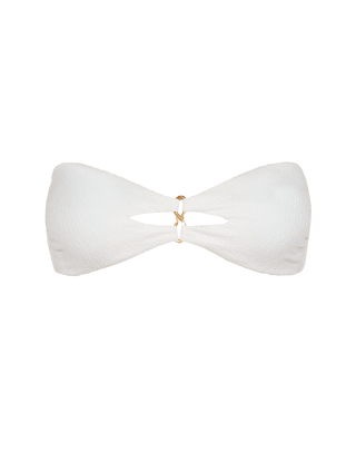 Firenze Solaro Bandeau Top - White XS